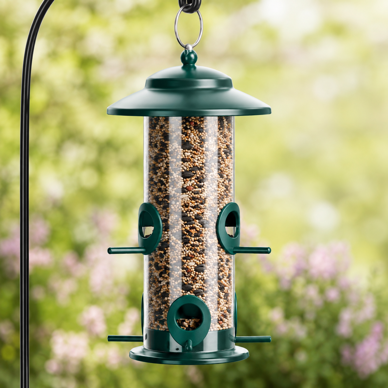 METABRYLFI™ Premium Wild Bird Feeder – Large Capacity Weatherproof Hanging Bird Feeder for Outdoor Gardens